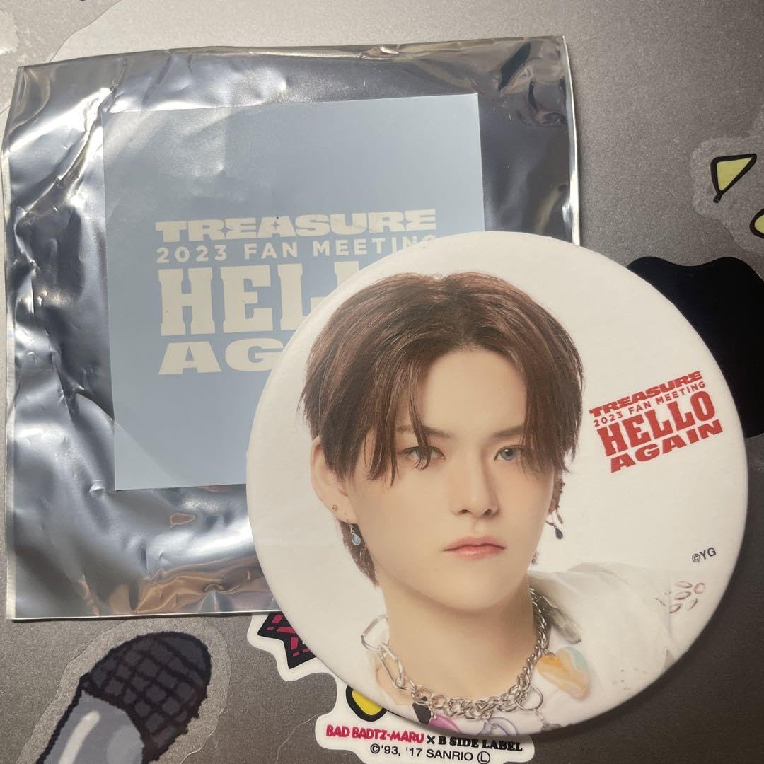 Treasure HELLO Again ハロアゲ 缶バッジ ヨシ 23個 Amazon.co.jp: Treasure トレジャー hello again 缶バッジ ヨシ : おもちゃ